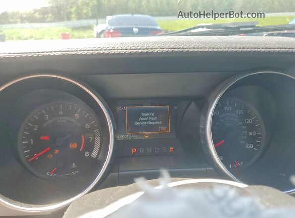 1FA6P8TH9N5100619 2022 FORD MUSTANG White Սարքավորումների վահանակի տեսք