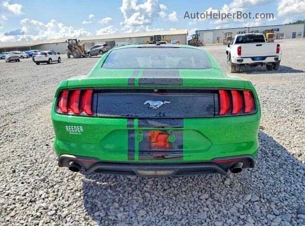 1FA6P8THXK5101614 2019 FORD MUSTANG Green Widok z tyłu