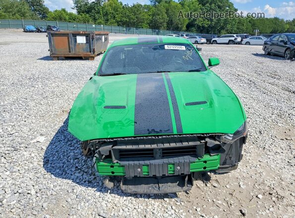 1FA6P8THXK5101614 2019 FORD MUSTANG Green Widok z przodu