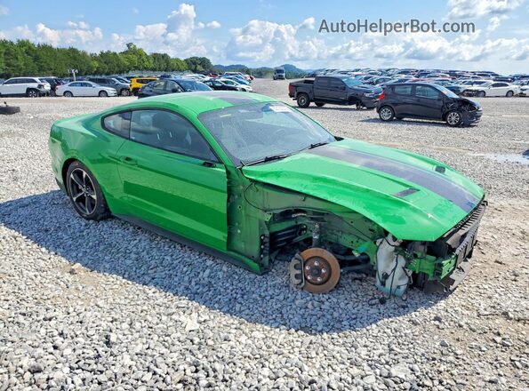 1FA6P8THXK5101614 2019 FORD MUSTANG Green Przód prawy