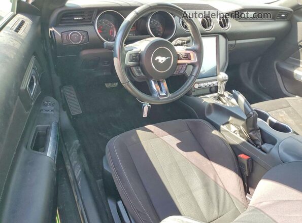 1FA6P8THXK5101614 2019 FORD MUSTANG Green Widok deski rozdzielczej