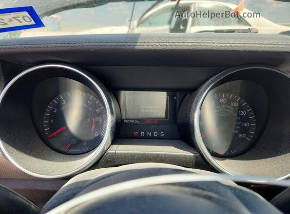 1FA6P8THXK5133236 2019 FORD MUSTANG Gray ხელსაწყოთა პანელის ხედი