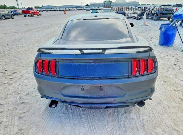 1FA6P8THXK5133236 2019 FORD MUSTANG Gray უკანა ხედი