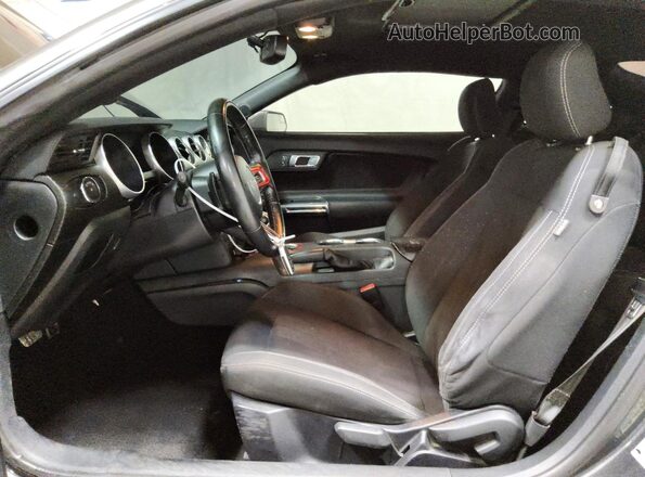 1FA6P8THXK5184378 2019 FORD MUSTANG Gray Widok wnętrza z przodu
