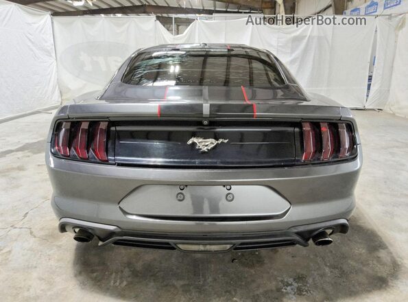 1FA6P8THXK5184378 2019 FORD MUSTANG Gray Widok z tyłu