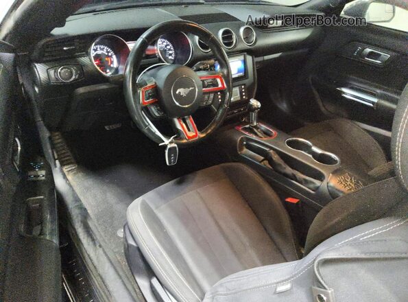 1FA6P8THXK5184378 2019 FORD MUSTANG Gray Widok deski rozdzielczej