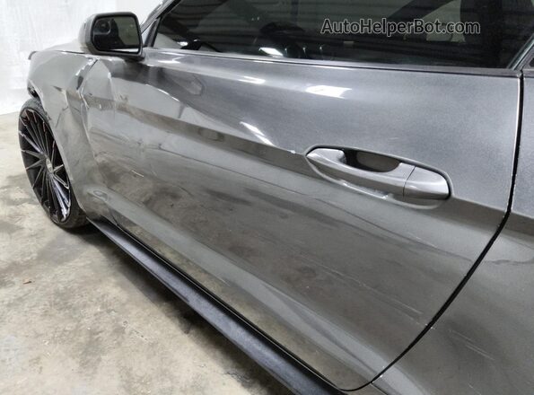 1FA6P8THXK5184378 2019 FORD MUSTANG Gray 