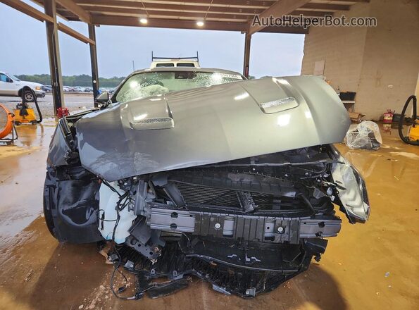 1FA6P8THXN5105697 2022 FORD MUSTANG Gray Vista frontal