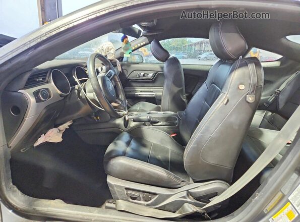 1FA6P8THXN5105697 2022 FORD MUSTANG Gray Vista interior delantera
