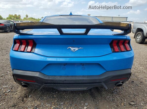 1FA6P8THXR5135949 2024 FORD MUSTANG Blue Widok z tyłu