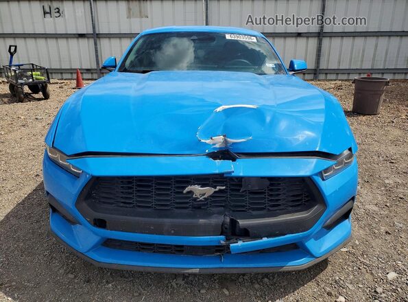 1FA6P8THXR5135949 2024 FORD MUSTANG Blue Widok z przodu
