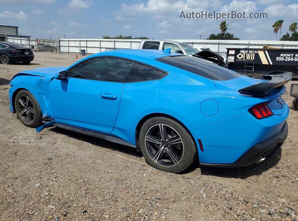 1FA6P8THXR5135949 2024 FORD MUSTANG Blue Tył lewy