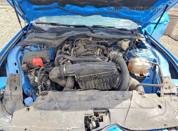 1FA6P8THXR5135949 2024 FORD MUSTANG Blue Widok wnętrza z tyłu