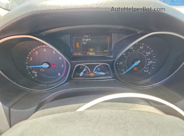 1FADP3E20JL260574 2018 FORD FOCUS Gray Vista del cuadro de instrumentos