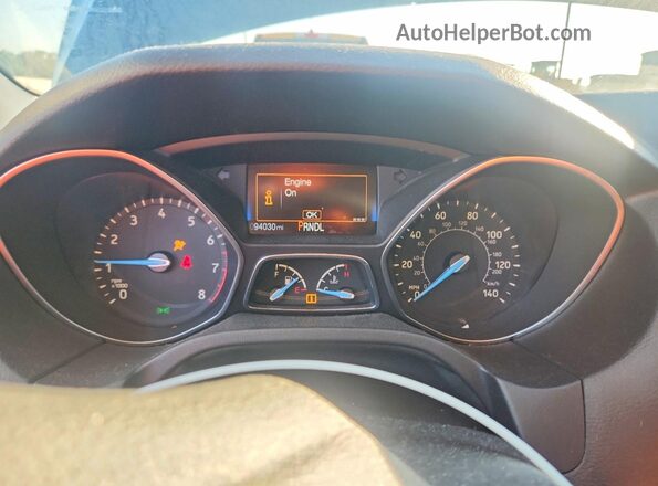 1FADP3E24GL305198 2016 FORD FOCUS Gray Widok zestawu wskaźników