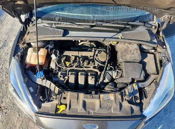 1FADP3E24GL305198 2016 FORD FOCUS Gray Widok wnętrza z tyłu