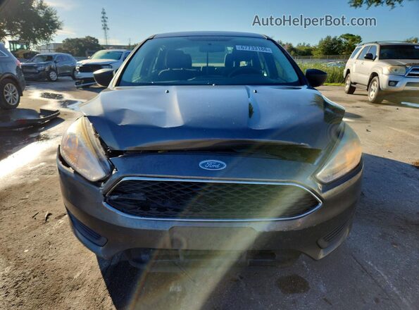 1FADP3E25JL291576 2018 FORD FOCUS Gray Front view