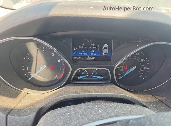 1FADP3E26GL241407 2016 FORD FOCUS Серый Вид щитка приборов