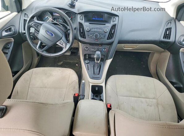 1FADP3F20HL337176 2017 FORD FOCUS Tan Առջևի վահանակի տեսք