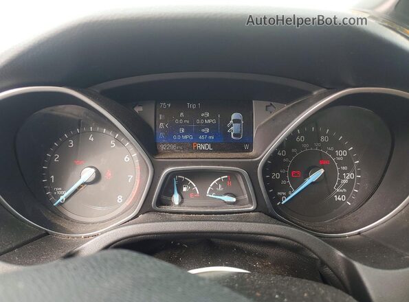 1FADP3F20HL337176 2017 FORD FOCUS Tan Սարքավորումների վահանակի տեսք