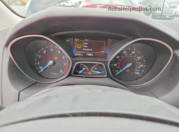 1FADP3F22GL220634 2016 FORD FOCUS Black Սարքավորումների վահանակի տեսք