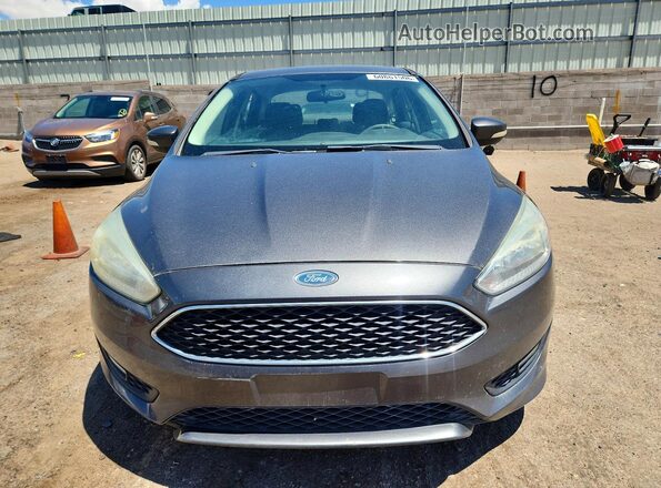 1FADP3F22GL245971 2016 FORD FOCUS Gray Widok z przodu