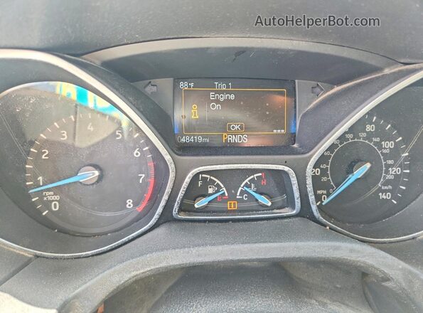 1FADP3F22GL245971 2016 FORD FOCUS Gray Widok zestawu wskaźników