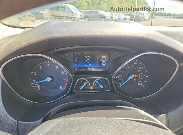 1FADP3F22GL374549 2016 FORD FOCUS Silver Widok zestawu wskaźników