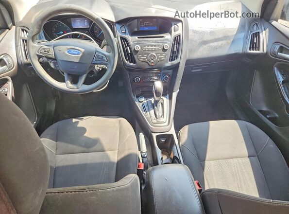1FADP3F22GL374549 2016 FORD FOCUS Silver Widok deski rozdzielczej