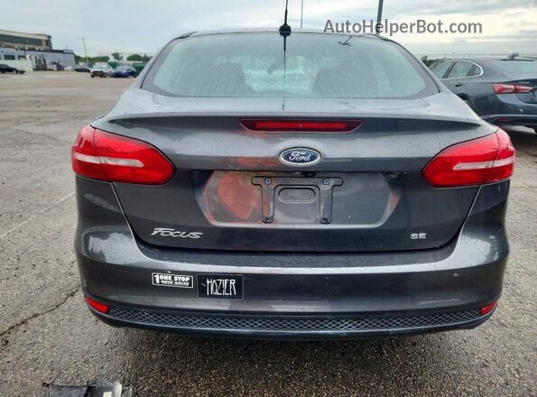 1FADP3F22HL268054 2017 FORD FOCUS Gray უკანა ხედი