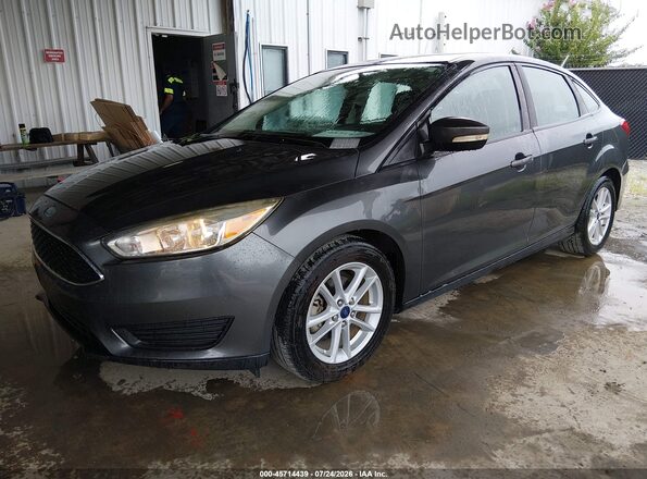 1FADP3F22HL304793 2017 FORD FOCUS Gray Առջևի ձախ երեք քառորդ տեսարան