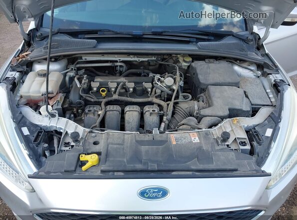 1FADP3F23GL360109 2016 FORD FOCUS Silver Rear view