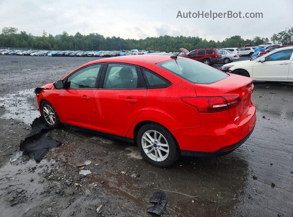 1FADP3F23HL338886 2017 FORD FOCUS Red Trasero izquierdo