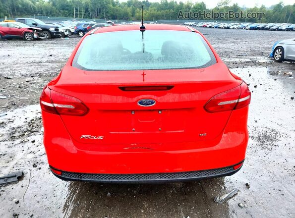1FADP3F23HL338886 2017 FORD FOCUS Red Vista trasera