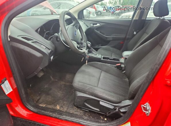 1FADP3F23HL338886 2017 FORD FOCUS Red Vista interior delantera