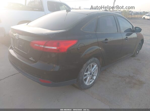 1FADP3F24GL343836 2016 FORD FOCUS Black Rear right
