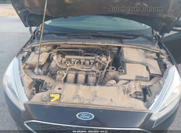 1FADP3F24GL343836 2016 FORD FOCUS Black Rear view