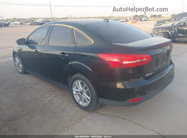 1FADP3F24GL343836 2016 FORD FOCUS Black Rear left
