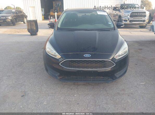 1FADP3F24GL343836 2016 FORD FOCUS Black Front view