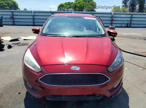 1FADP3F24GL376836 2016 FORD FOCUS Red წინა ხედი