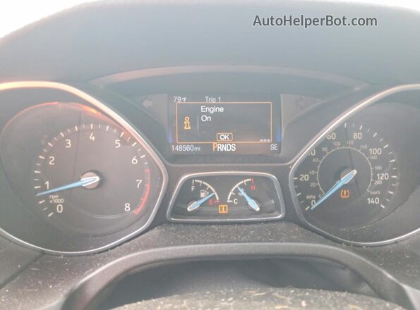 1FADP3F25GL244054 2016 FORD FOCUS Silver Instrument cluster view