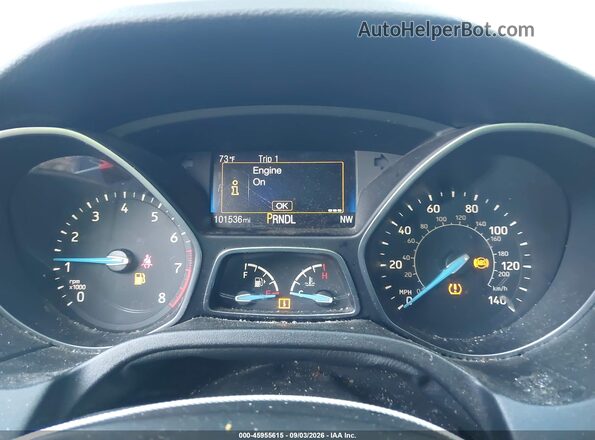 1FADP3F25HL300057 2017 FORD FOCUS Белый Вид задних сидений