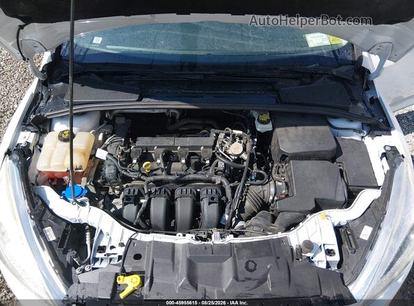 1FADP3F25HL300057 2017 FORD FOCUS Белый Вид сзади