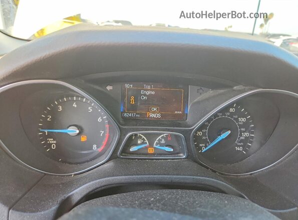 1FADP3F26GL306299 2016 FORD FOCUS White ხელსაწყოთა პანელის ხედი