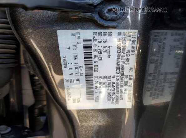 1FADP3F27GL280635 2016 FORD FOCUS Gray Engine compartment view