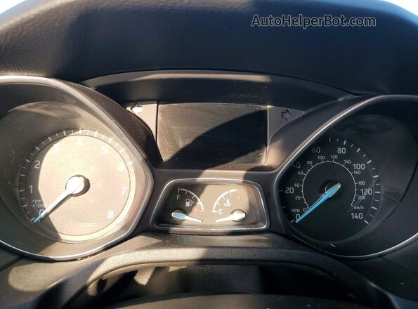 1FADP3F29GL257938 2016 FORD FOCUS White Instrument cluster view