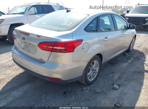 1FADP3F29GL272262 2016 FORD FOCUS Silver Задня права чверть