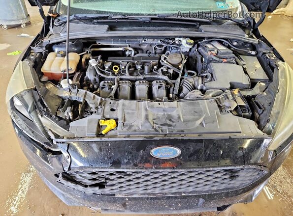 1FADP3F29GL313246 2016 FORD FOCUS Black Widok wnętrza z tyłu