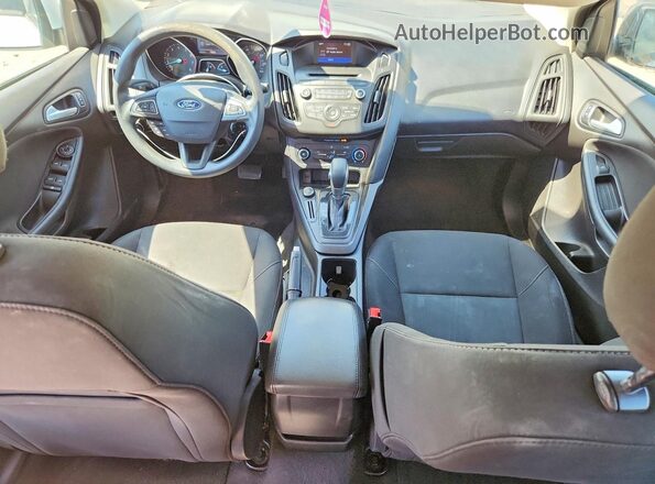 1FADP3F29HL207011 2017 FORD FOCUS White Dashboard view
