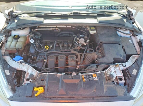 1FADP3F29HL216517 2017 FORD FOCUS White Widok wnętrza z tyłu